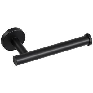 Toilet Paper Holder Tissue Holder for Bathroom Stainless Steel Matte Black